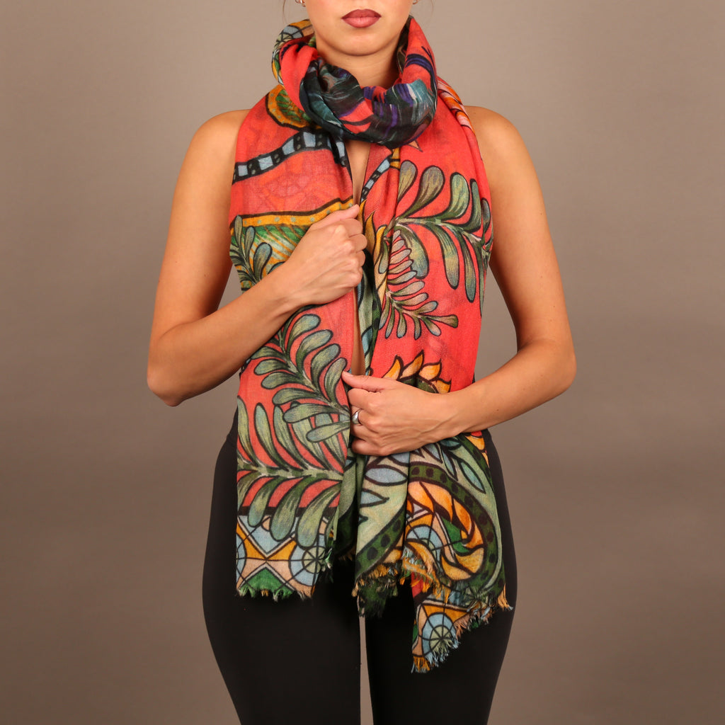 AZURE CASHMERE SCARF