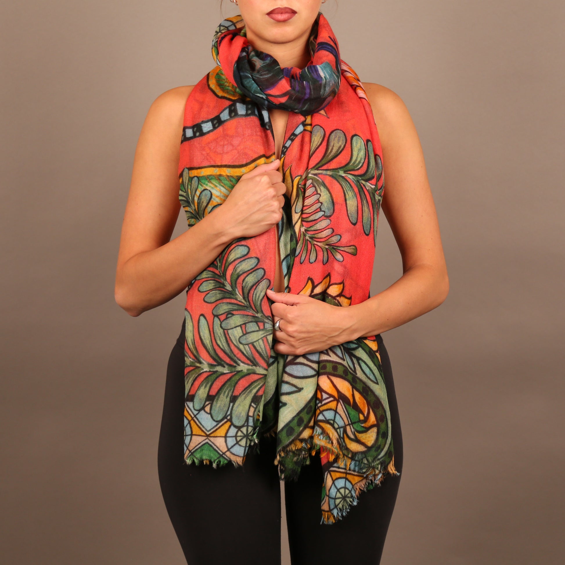 AZURE CASHMERE SCARF