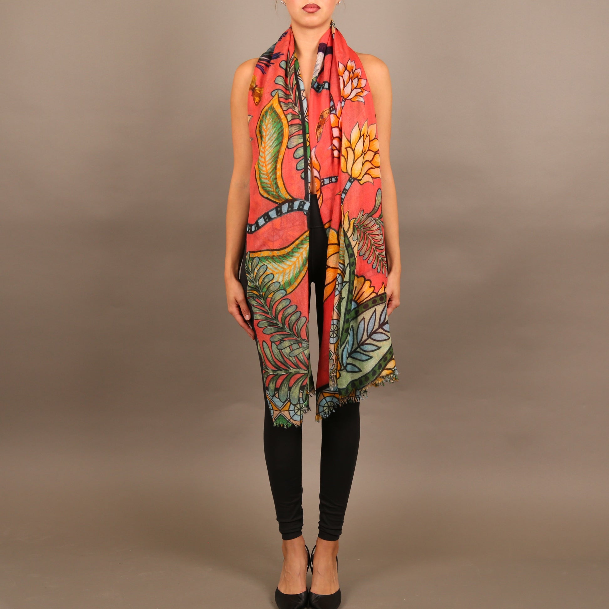 AZURE CASHMERE SCARF