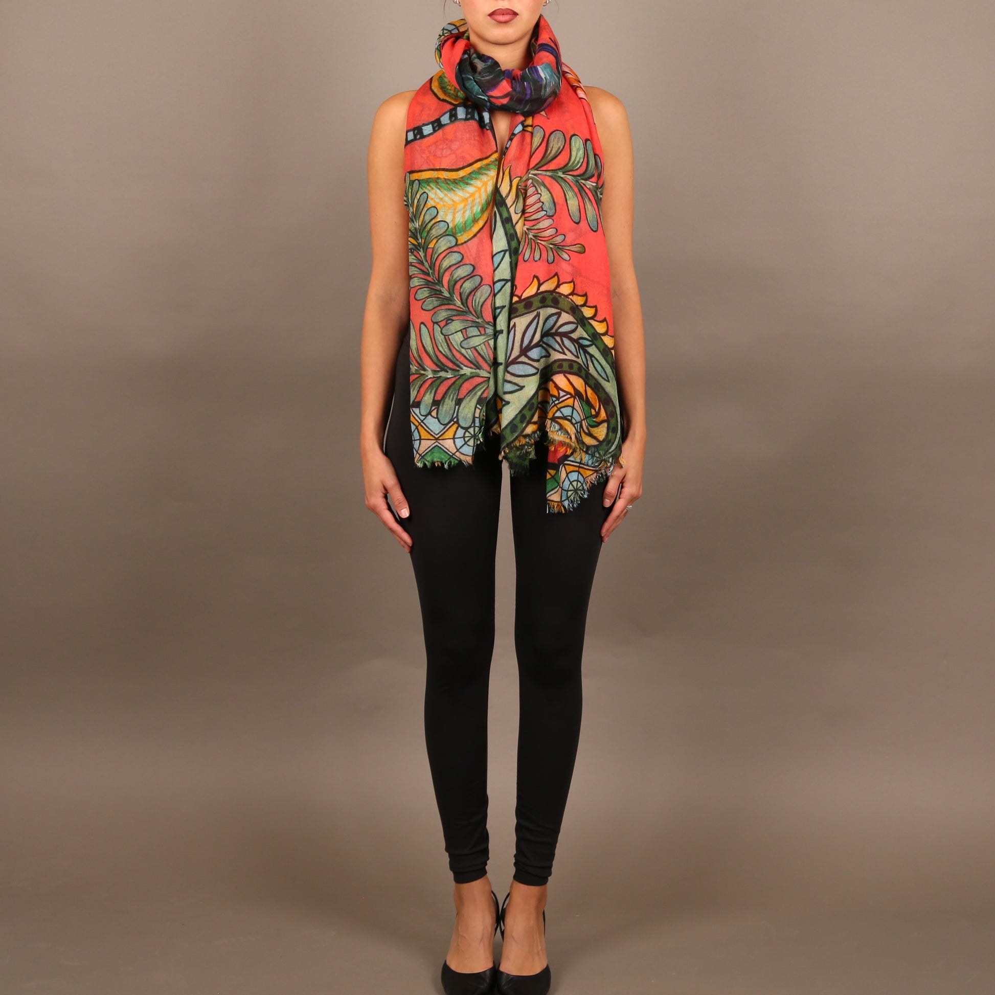 AZURE CASHMERE SCARF