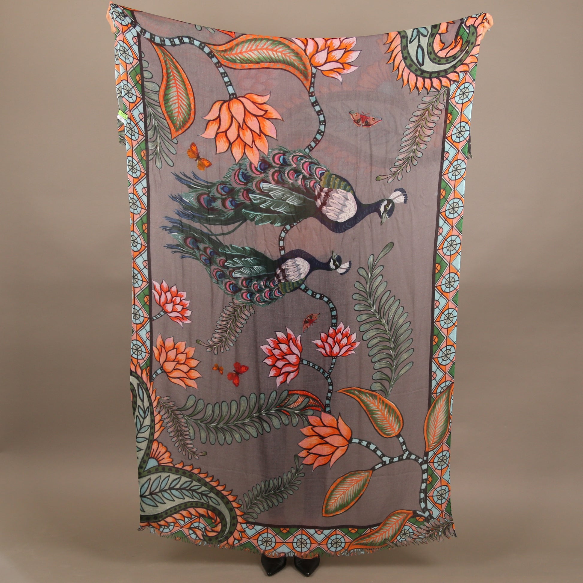 AZURE CASHMERE SCARF