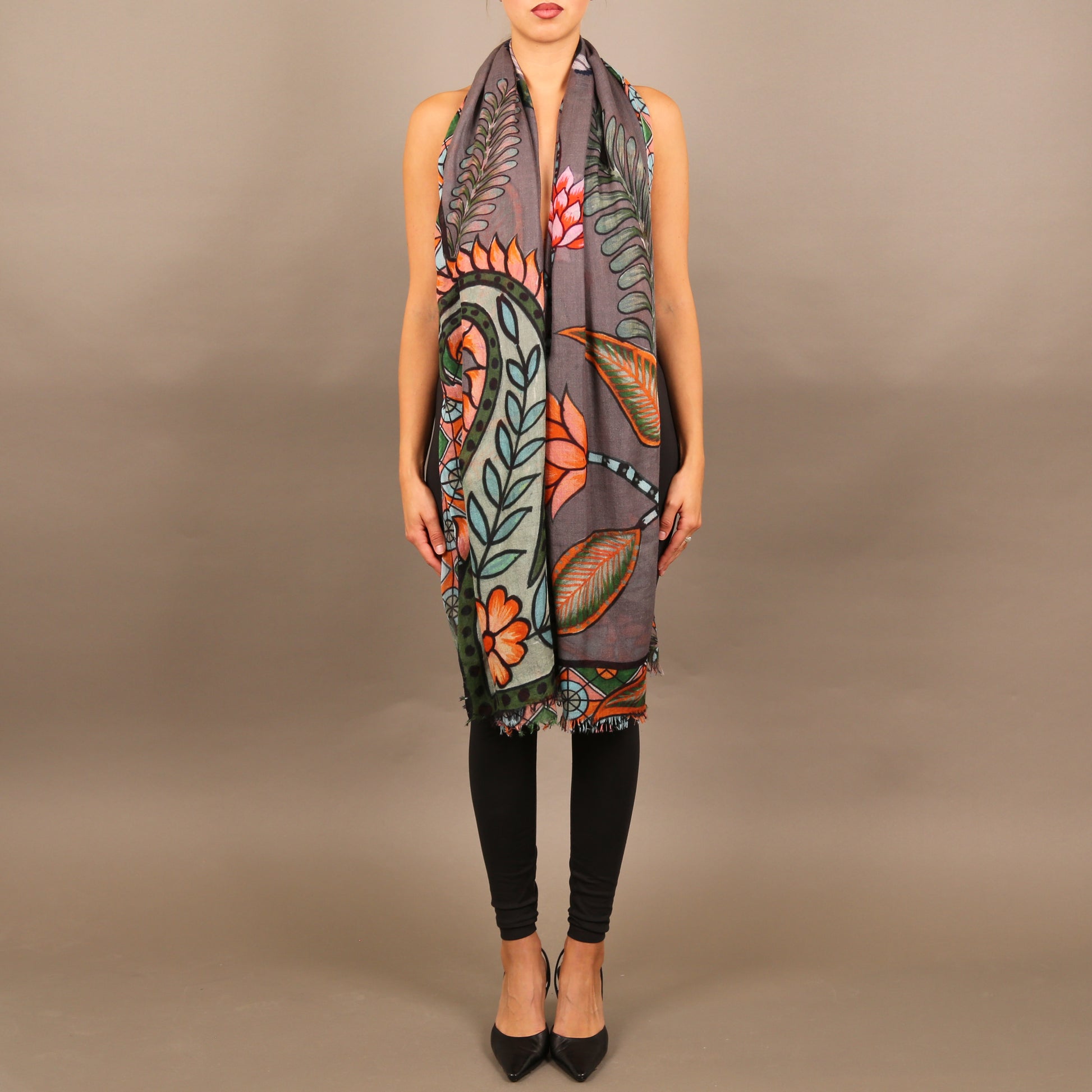 AZURE CASHMERE SCARF