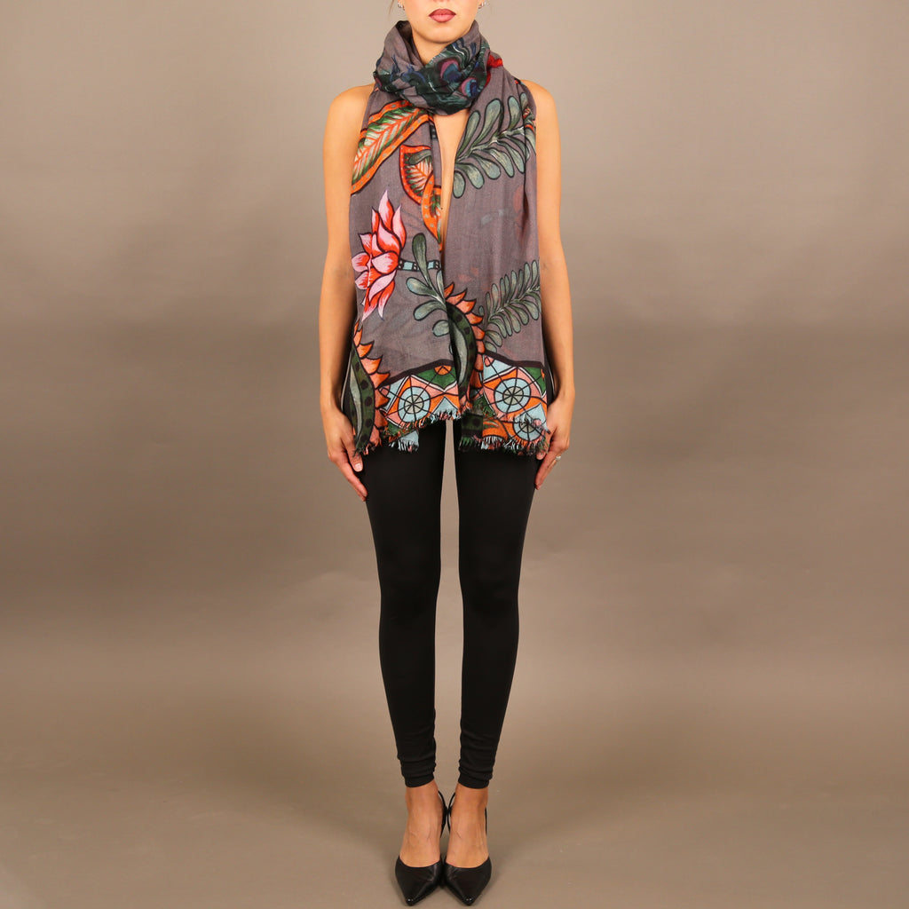 AZURE CASHMERE SCARF