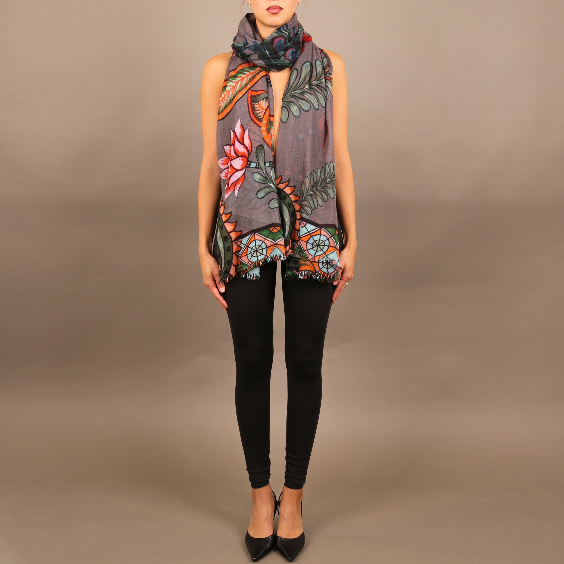 AZURE CASHMERE SCARF