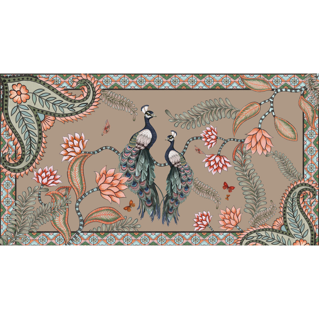 AZURE CASHMERE SCARF - TAUPE