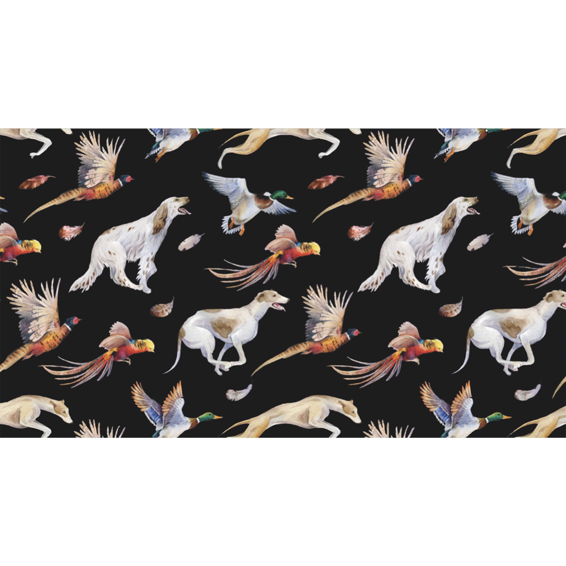 DOGS & BIRDS CASHMERE SCARF