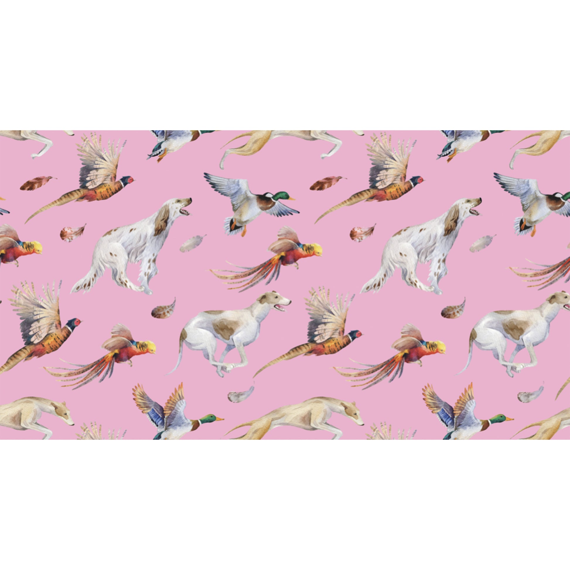 DOGS & BIRDS CASHMERE SCARF