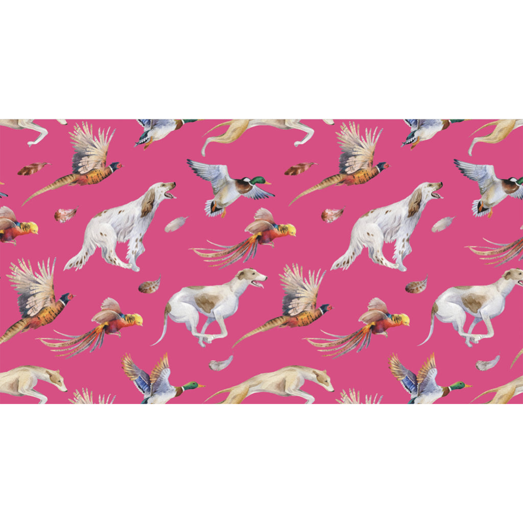 DOGS & BIRDS CASHMERE SCARF