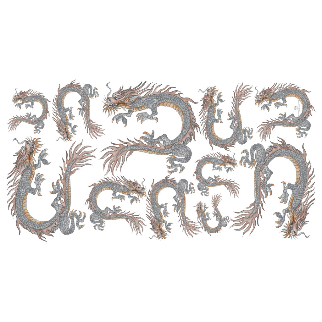 DRAGON CASHMERE SCARF