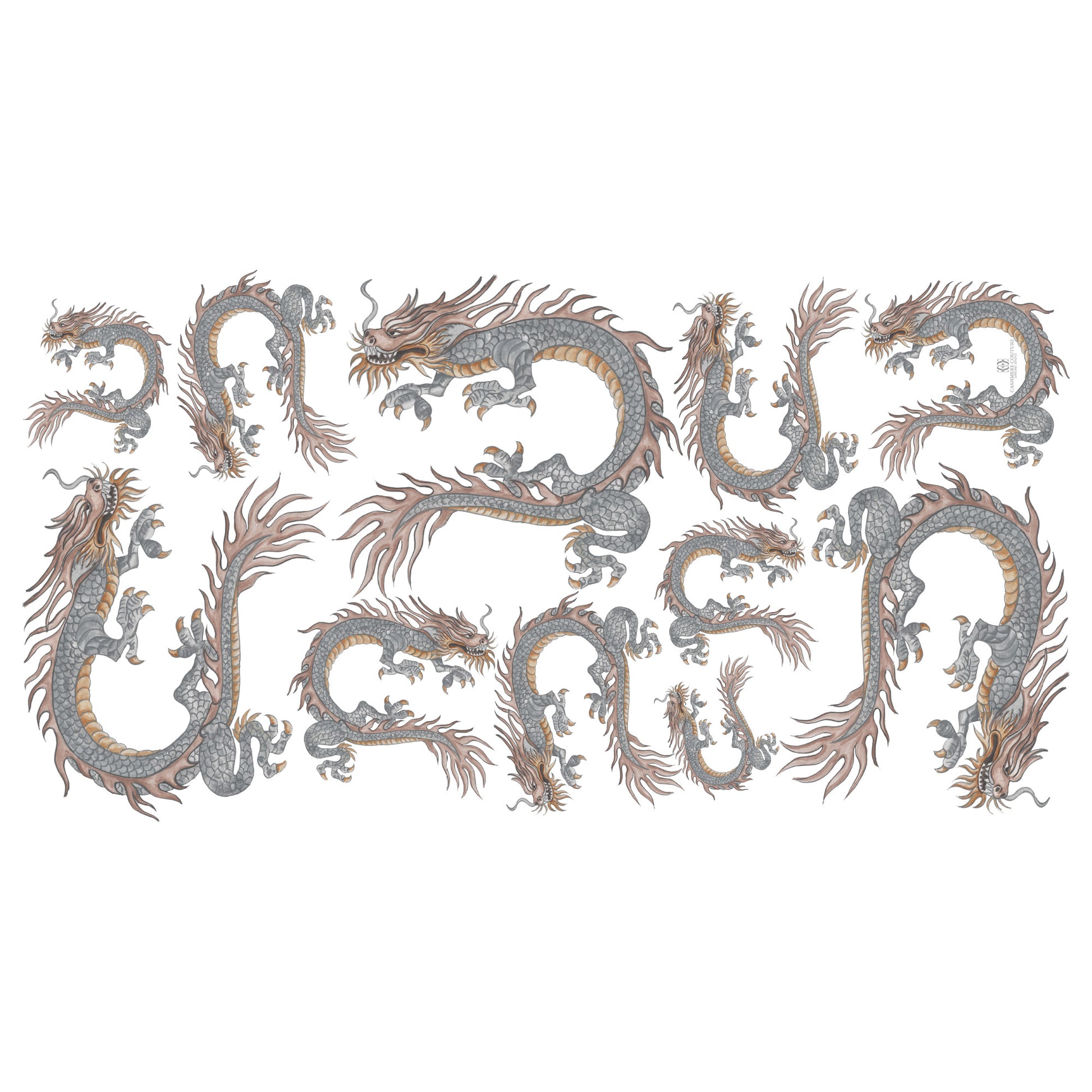 DRAGON CASHMERE SCARF