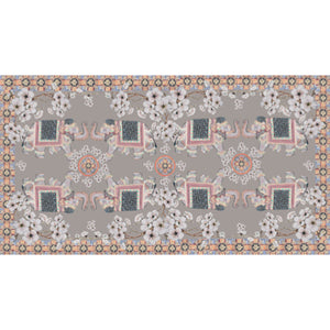 ELEPHANT CEREMONY CASHMERE SCRAF