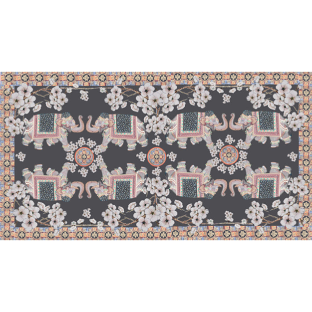 ELEPHANT CEREMONY CASHMERE SCRAF