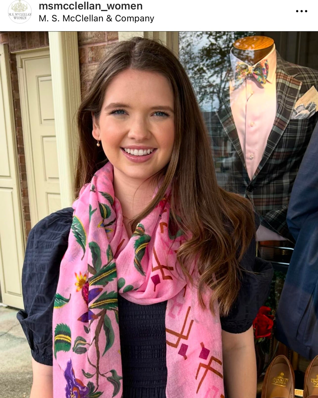 ETHNO FLORAL CASHMERE SCARF