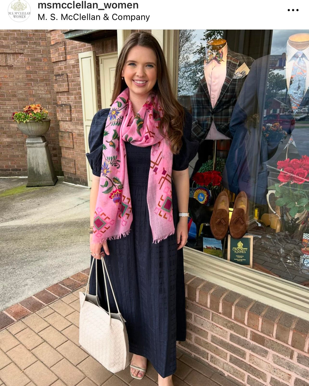 ETHNO FLORAL CASHMERE SCARF