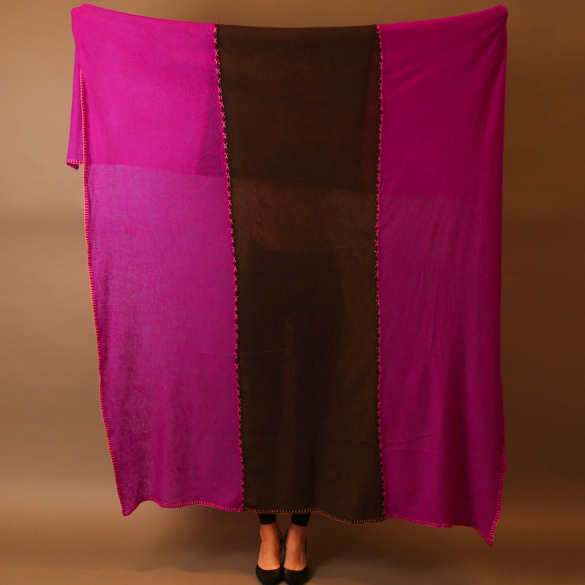 FADILA FELTED CASHMERE SCARF