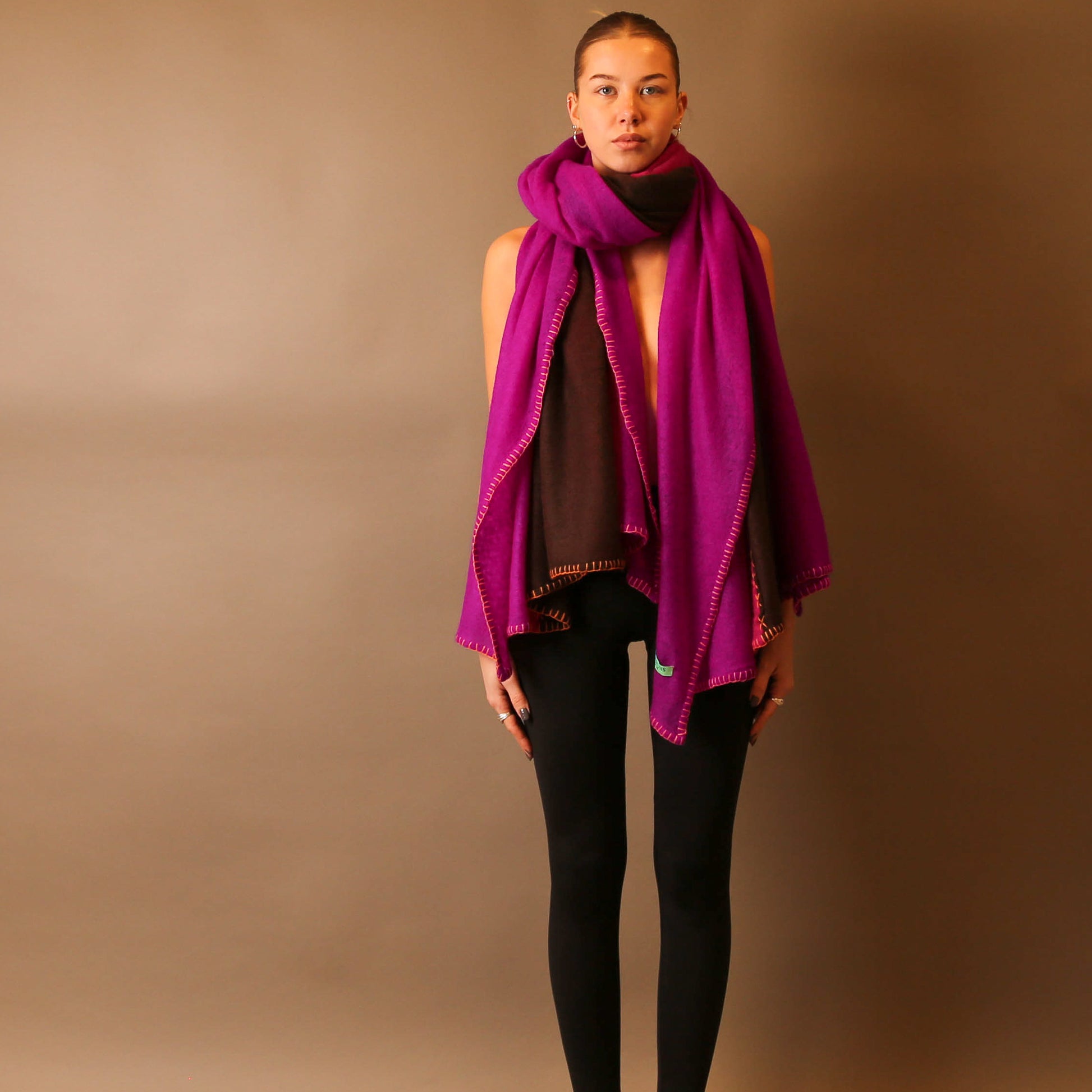 FADILA FELTED CASHMERE SCARF