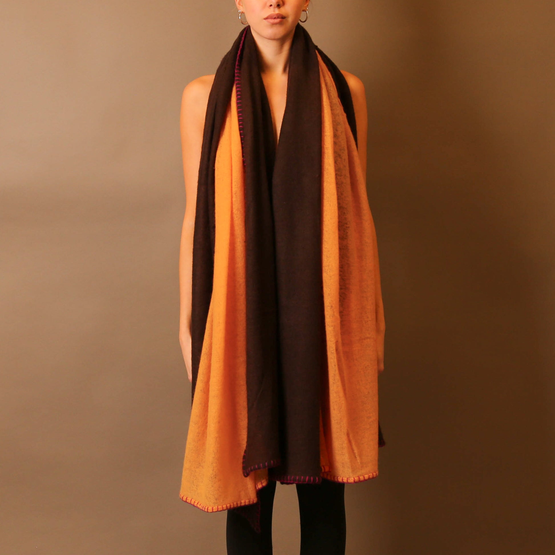 FADILA FELTED CASHMERE SCARF