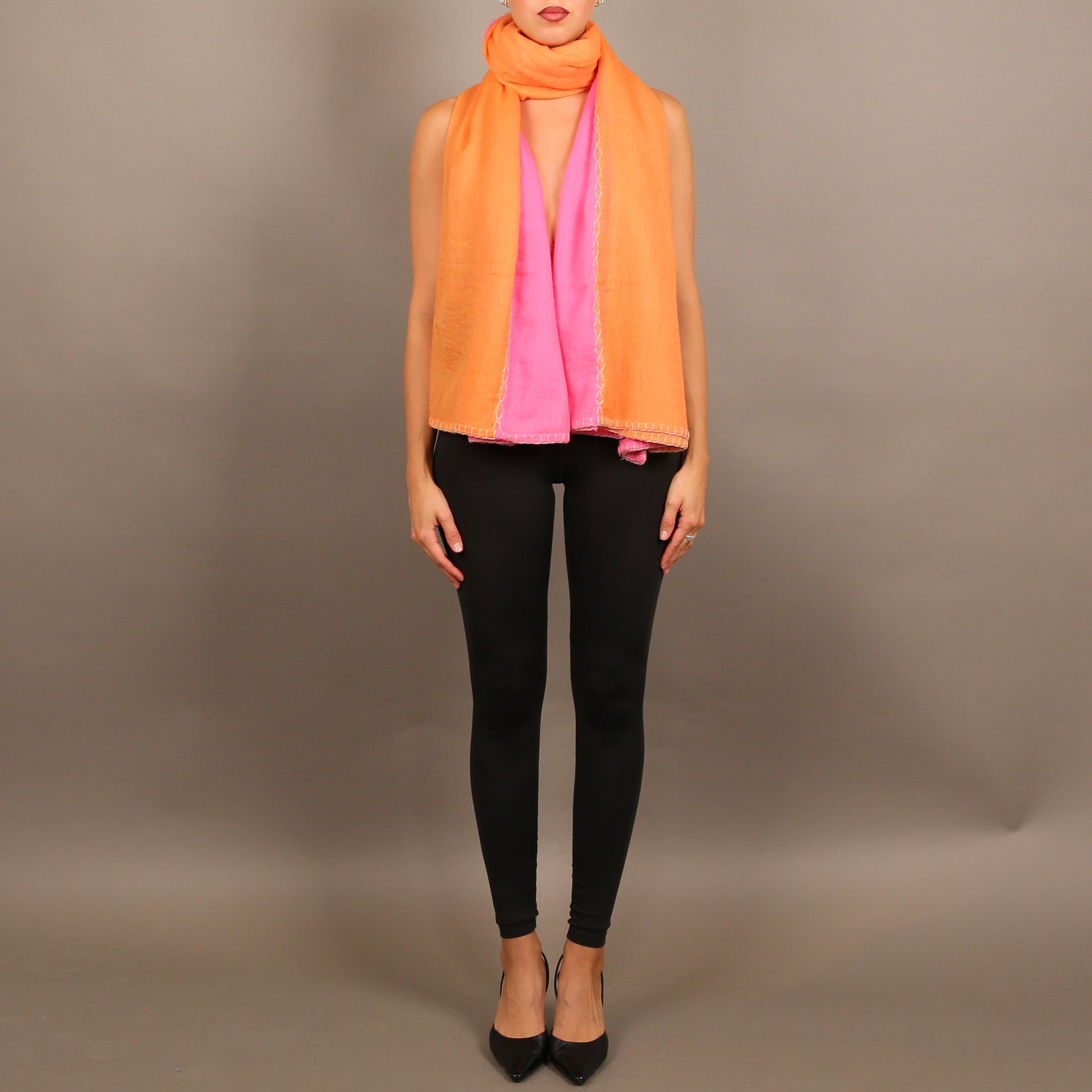 FADILA FELTED CASHMERE SCARF