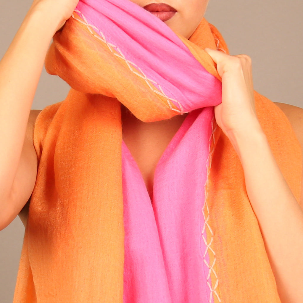 FADILA FELTED CASHMERE SCARF