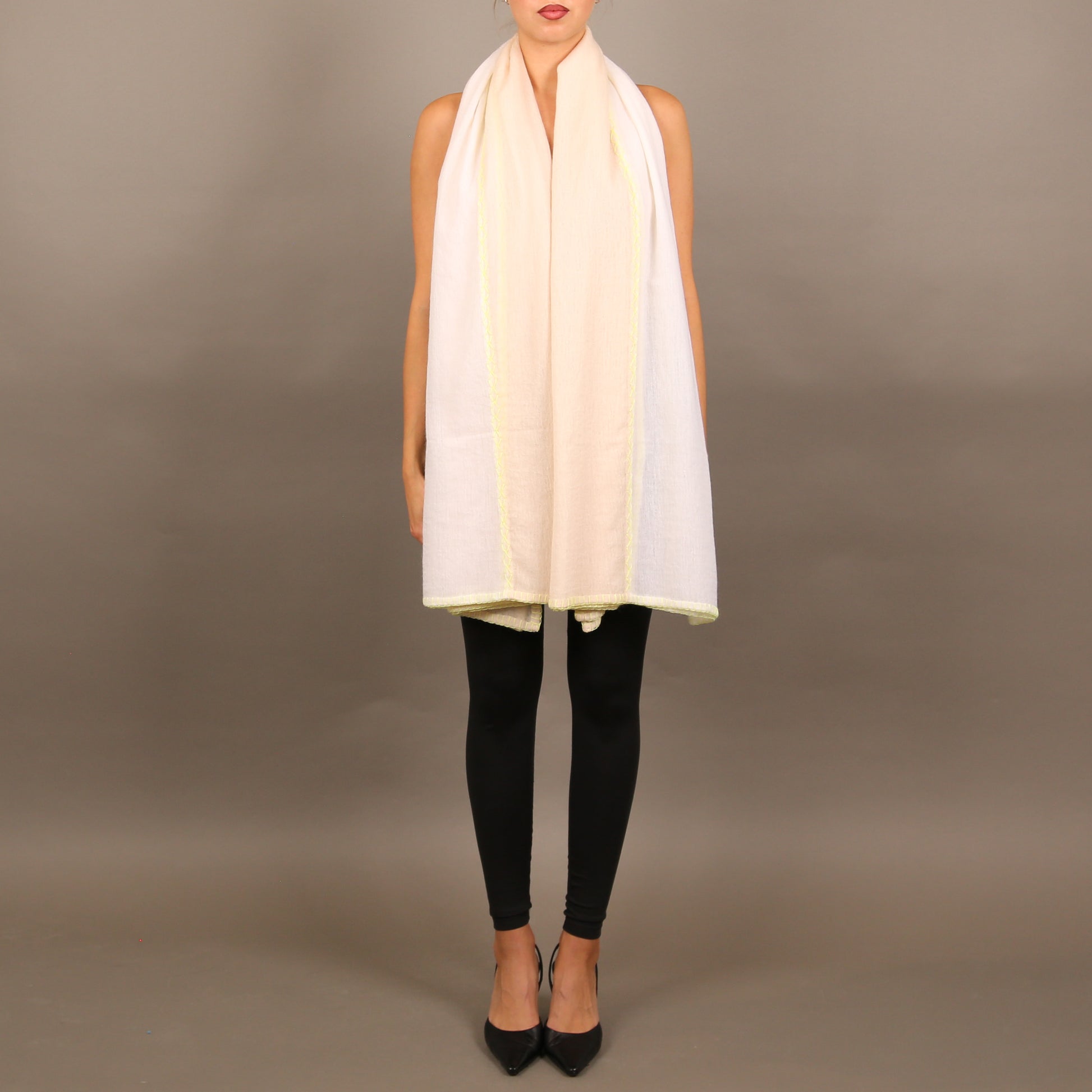 FADILA FELTED CASHMERE SCARF