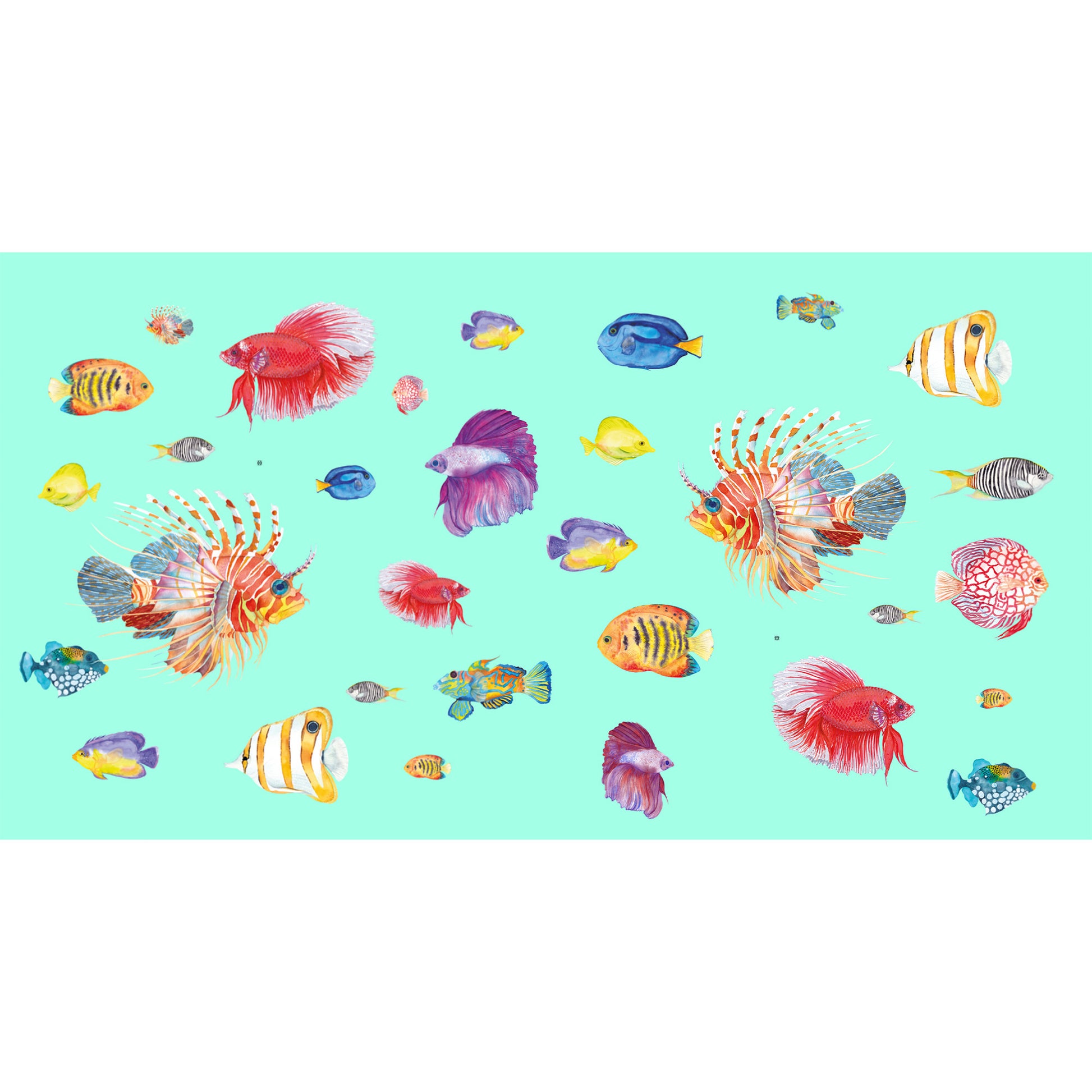 FISH TALE CASHMERE SCARF