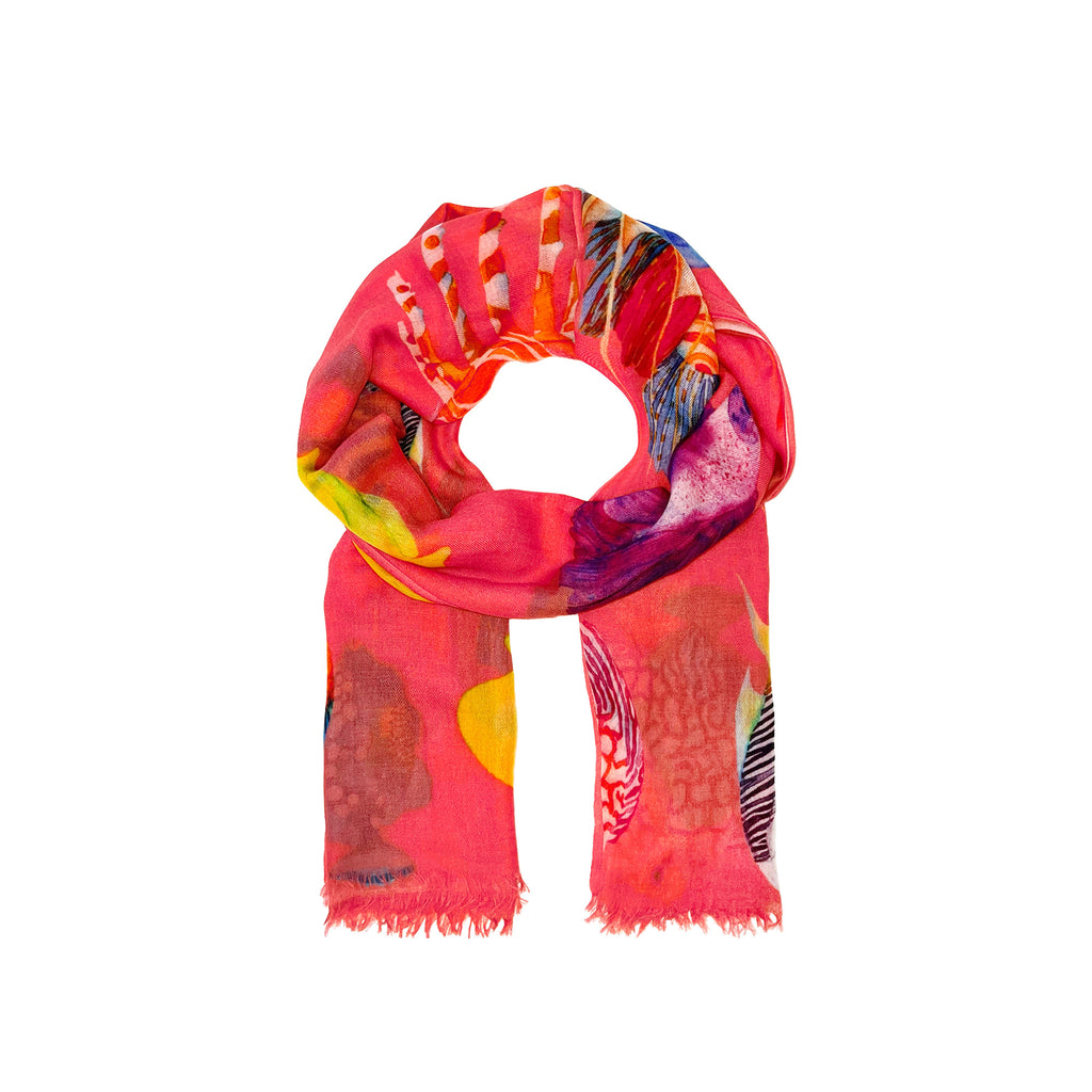 FISH TALE CASHMERE SCARF