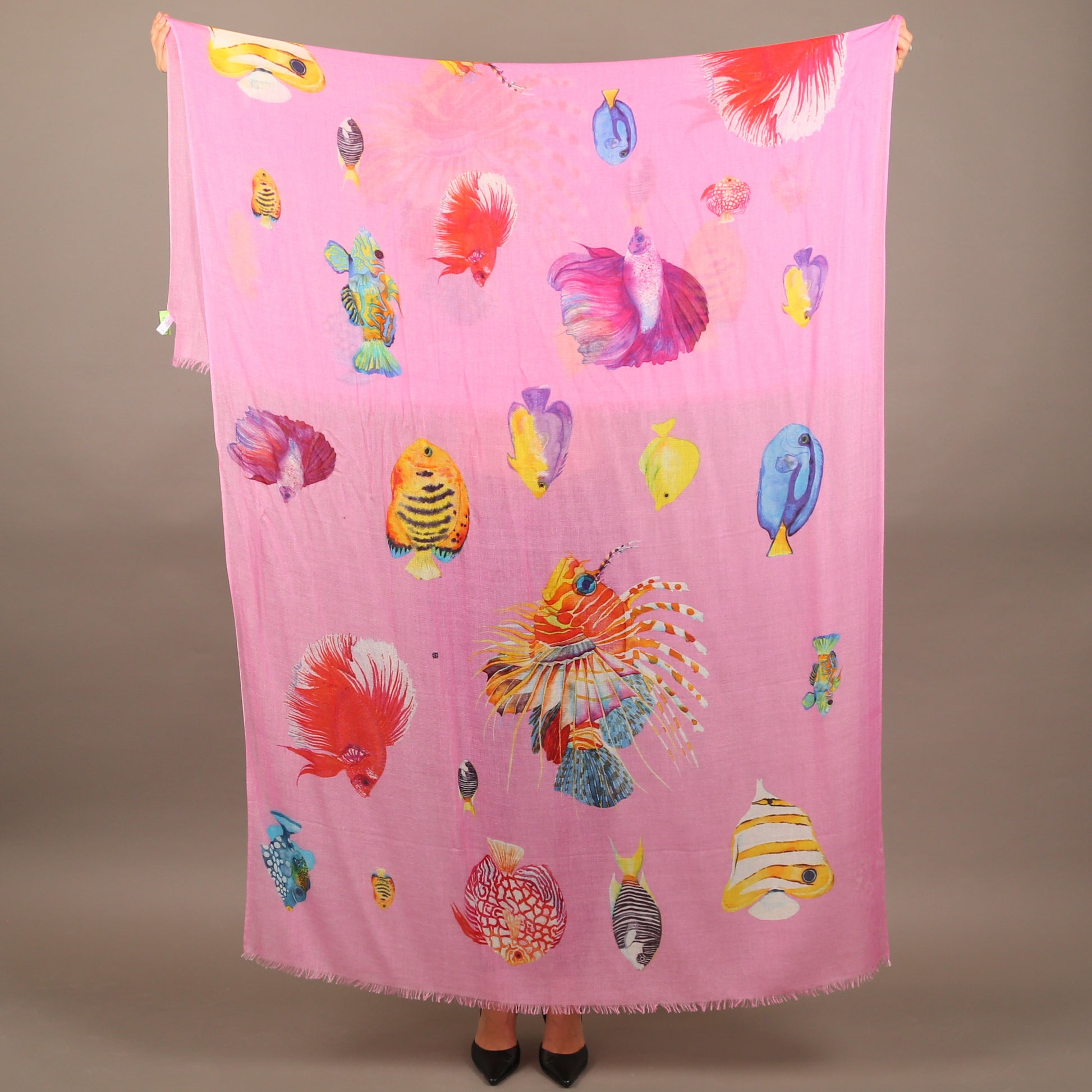 FISH TALE CASHMERE SCARF