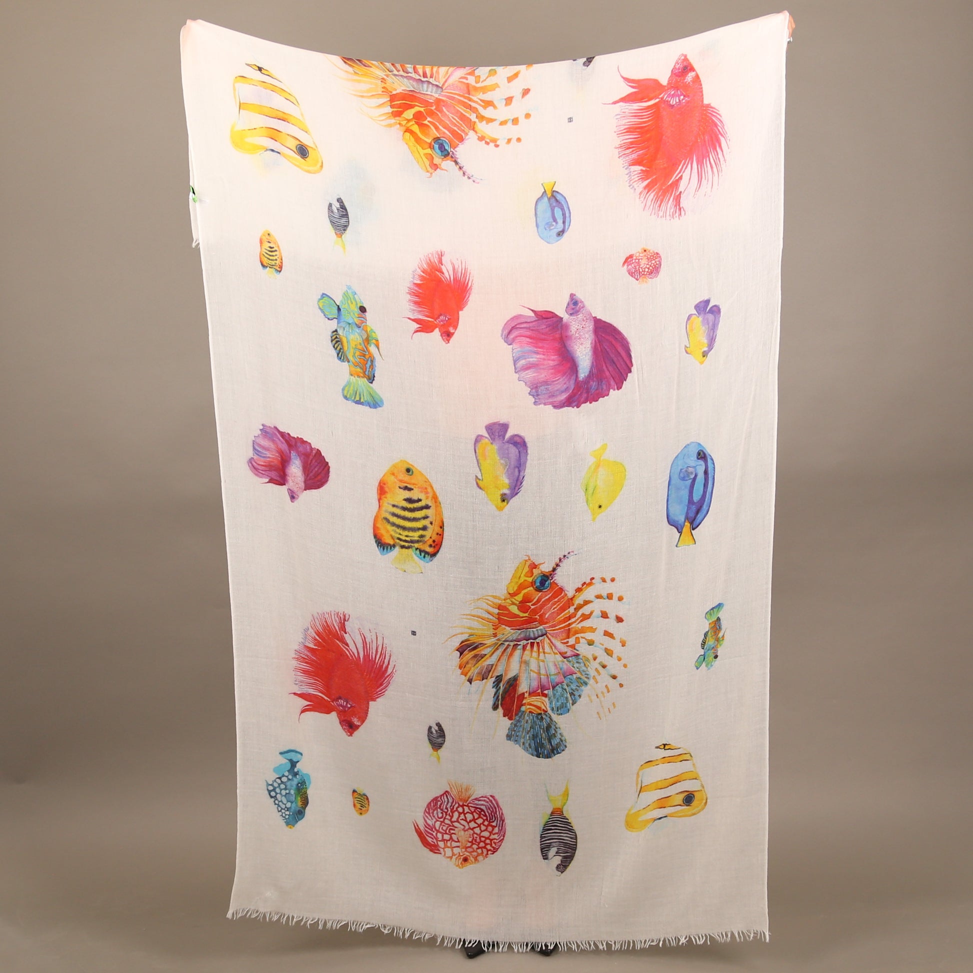 FISH TALE CASHMERE SCARF