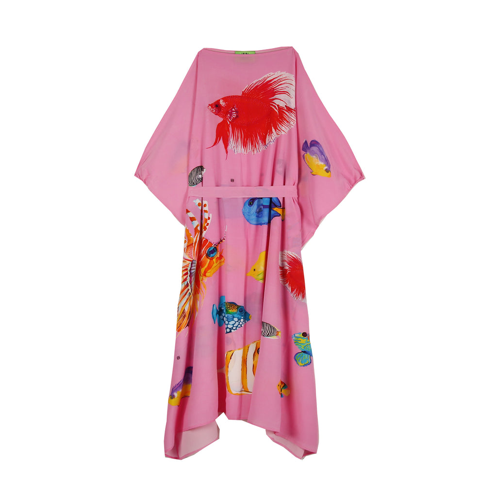 FISHTALE EVENING DRESS - ROSE