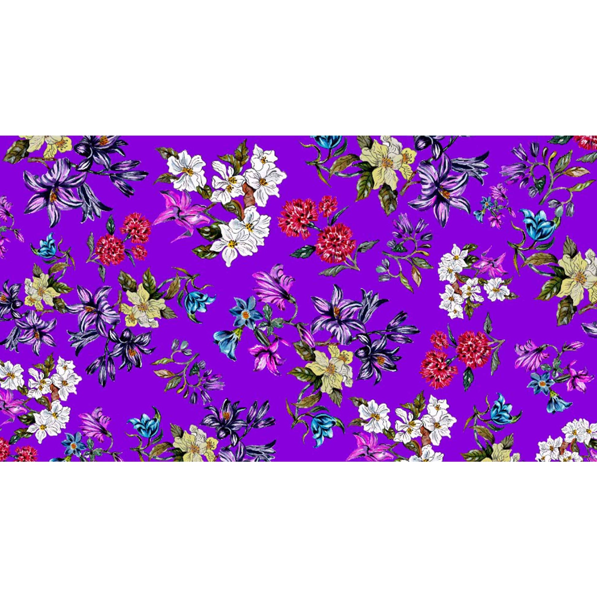 FLORAL CASHMERE SCARF