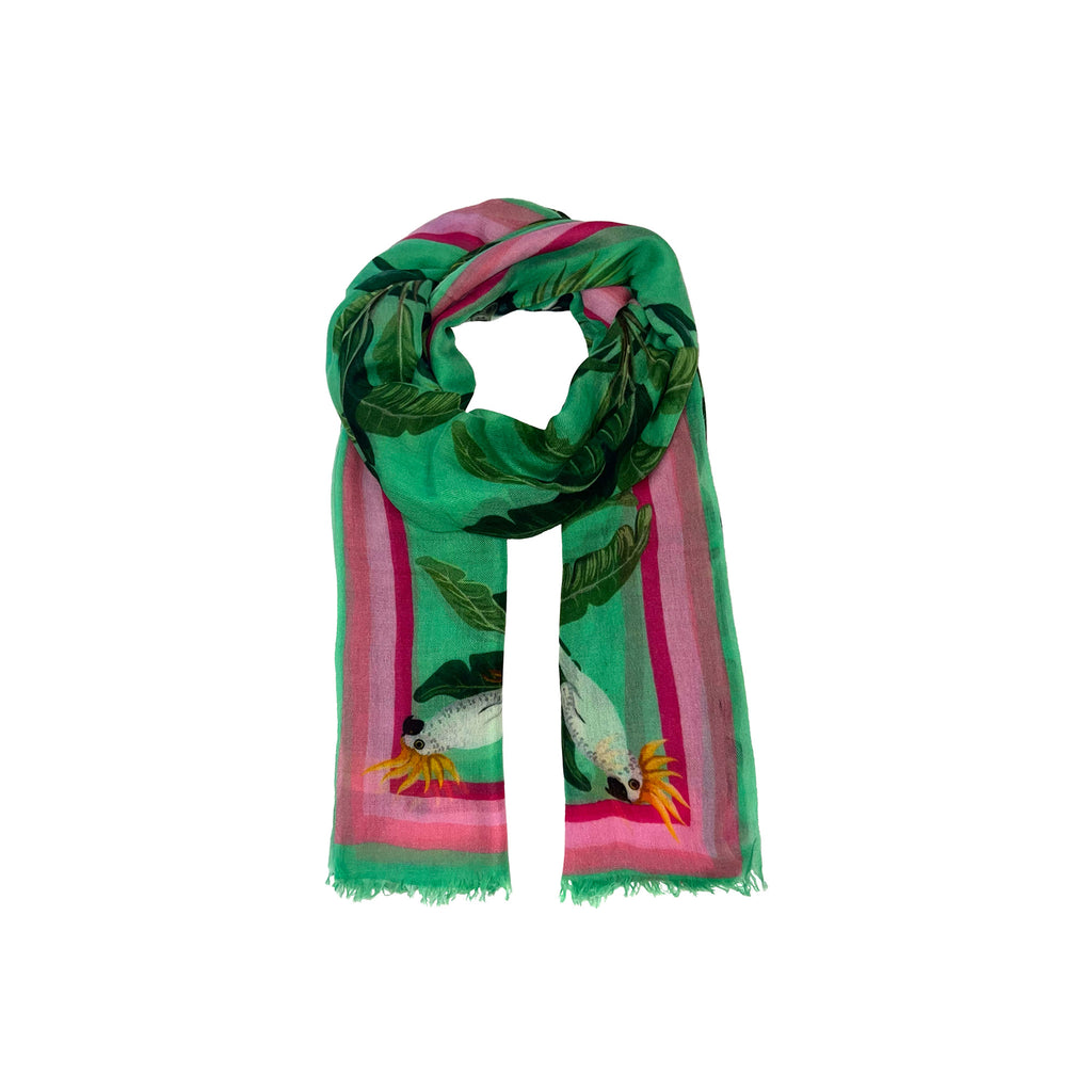 JUNGLE ANIMALS CASHMERE SCARF