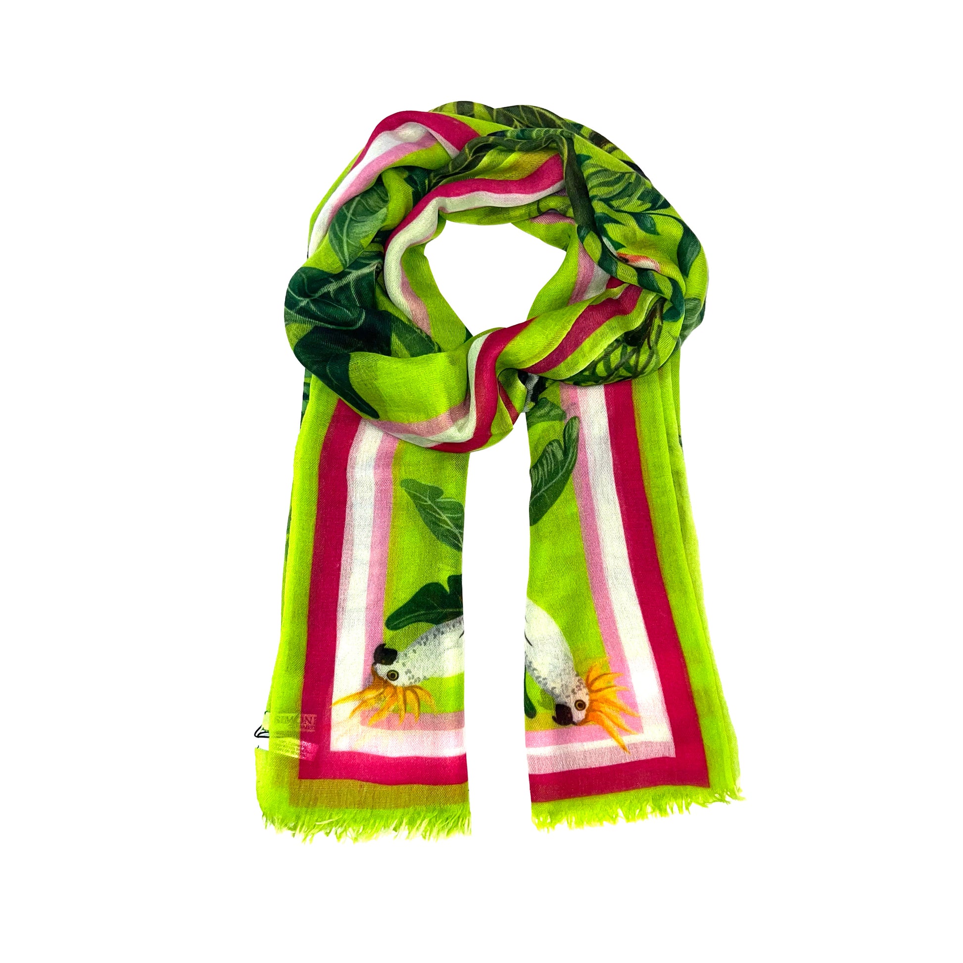 JUNGLE ANIMALS CASHMERE SCARF