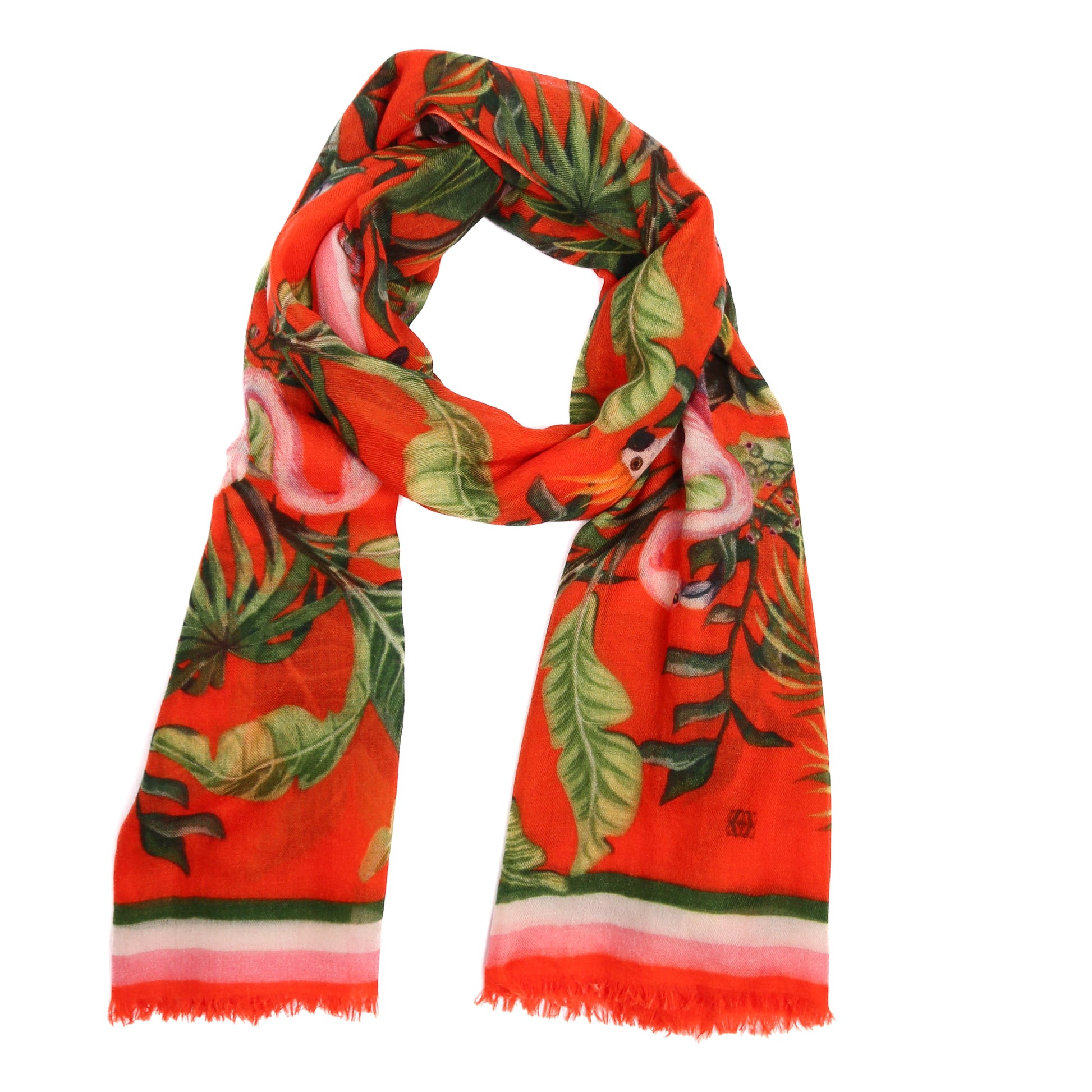 JUNGLE ANIMALS CASHMERE SCARF