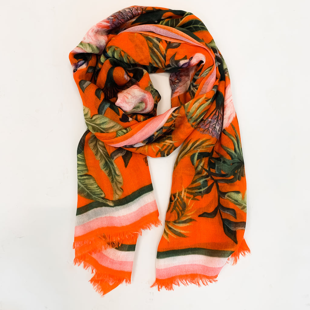 JUNGLE ANIMALS CASHMERE SCARF