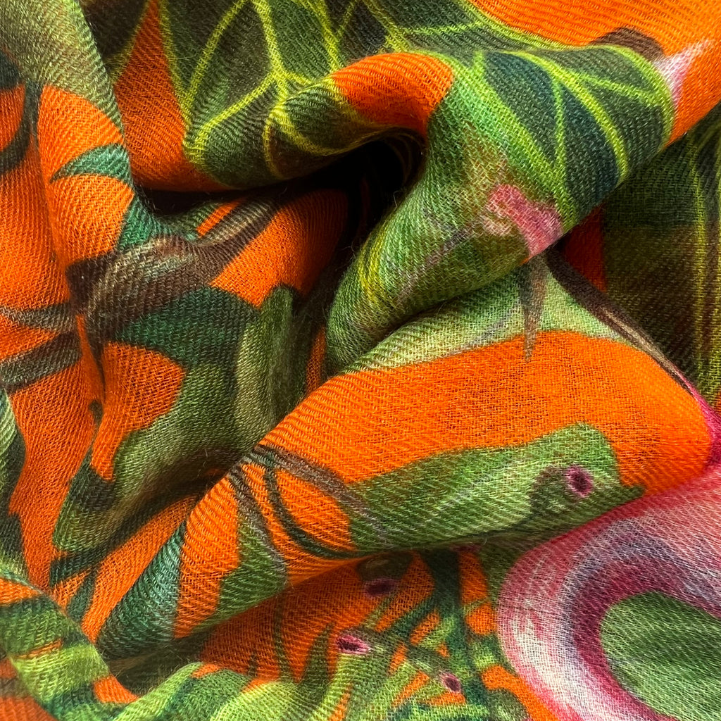JUNGLE ANIMALS CASHMERE SCARF