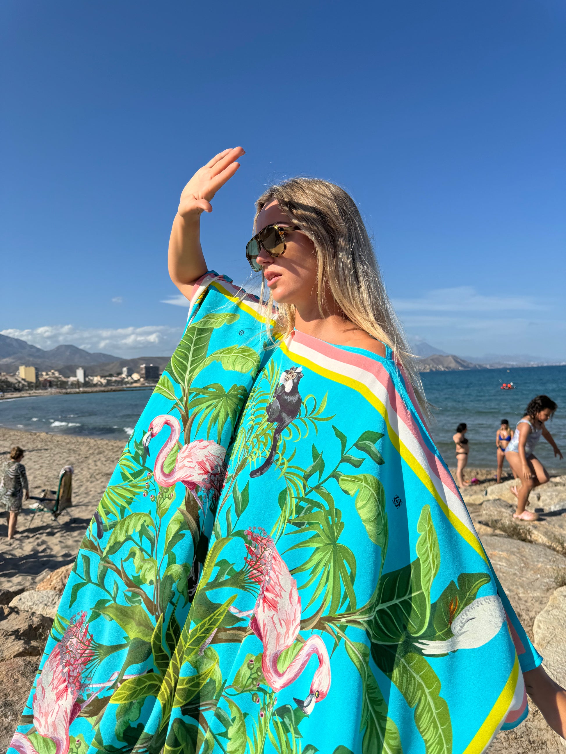 JUNGLE ANIMALS SILK TUNIC