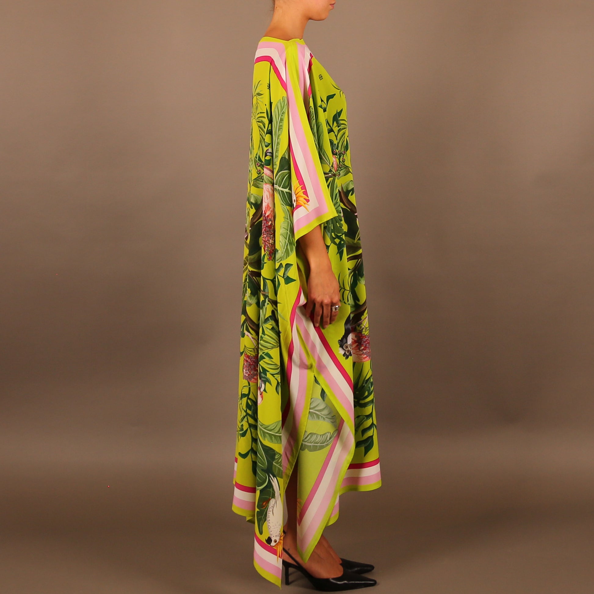 JUNGLE ANIMALS SILK TUNIC