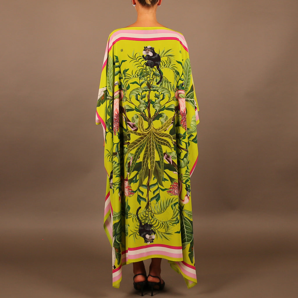 JUNGLE ANIMALS SILK TUNIC