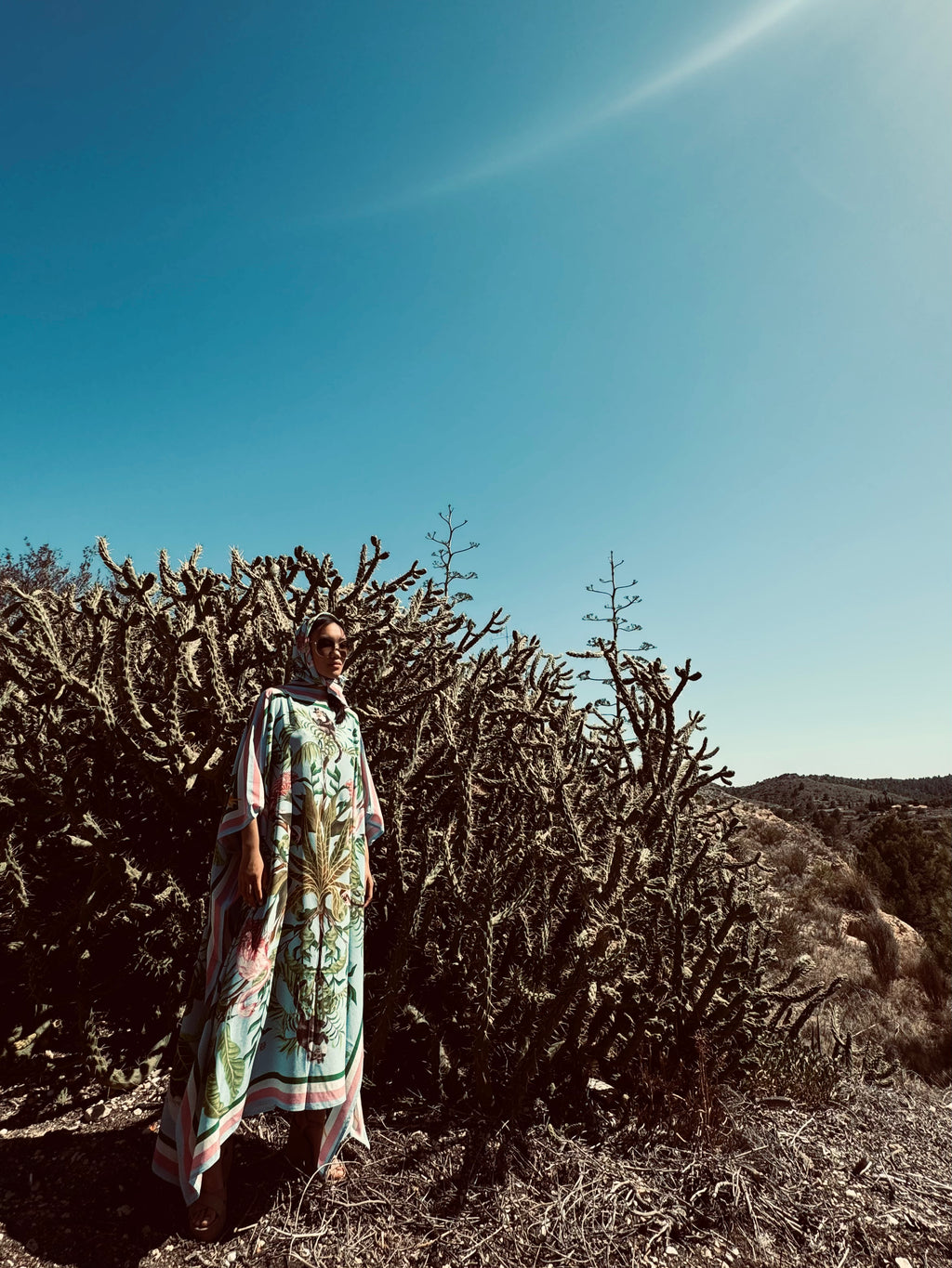 JUNGLE ANIMALS SILK TUNIC