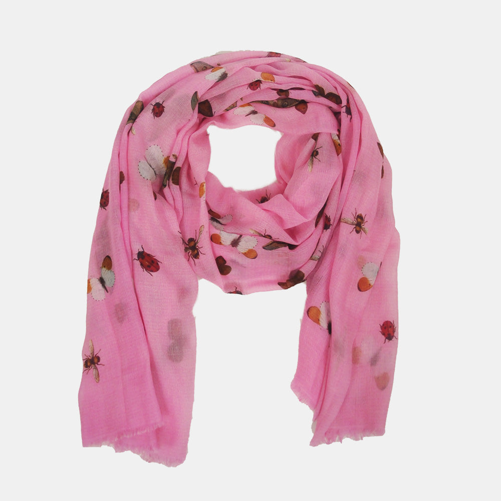 LADYBIRD CASHMERE SCARF