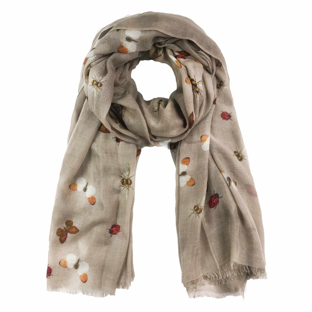 LADYBIRD CASHMERE SCARF