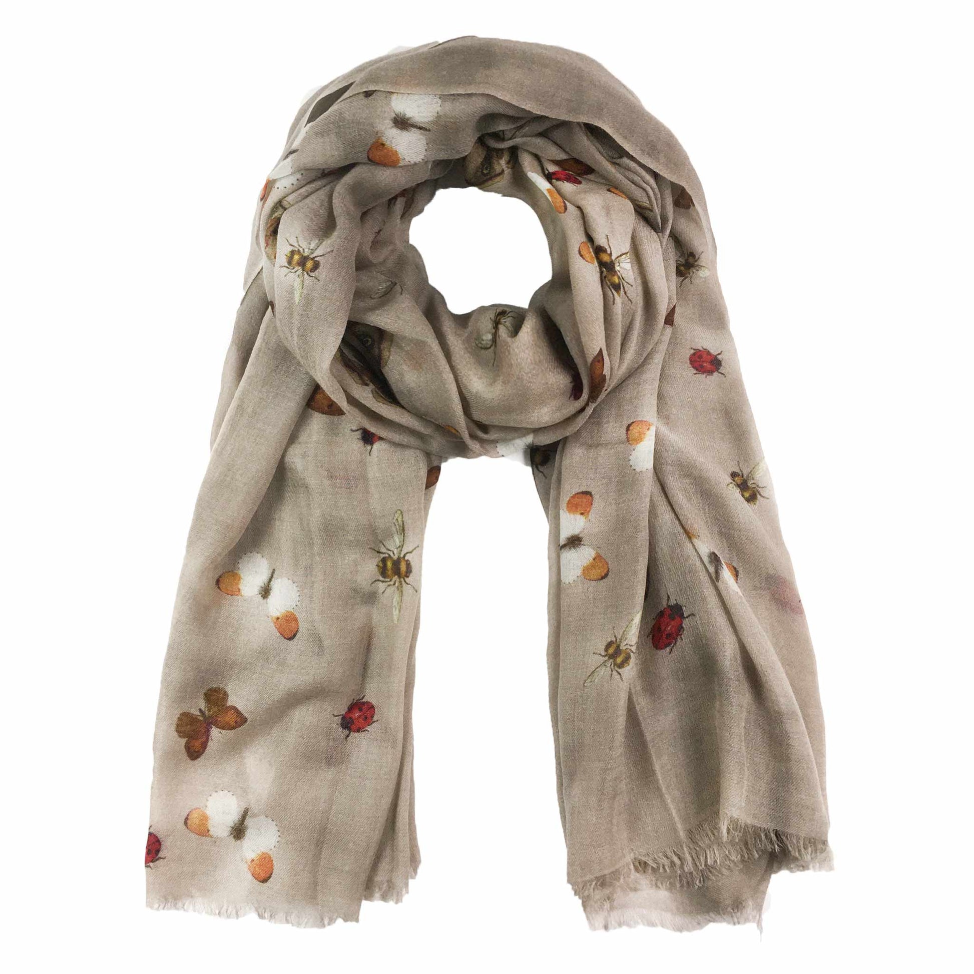 LADYBIRD CASHMERE SCARF