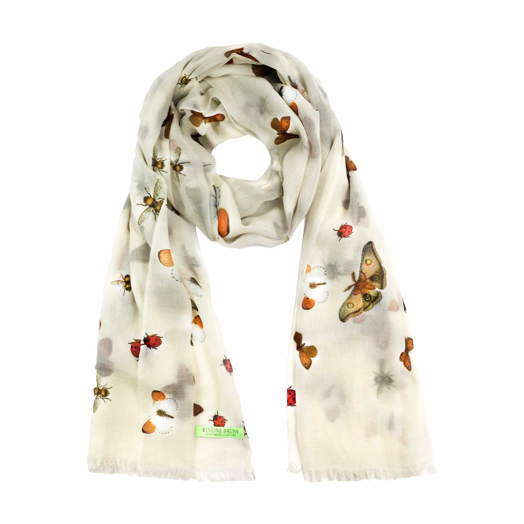 LADYBIRD CASHMERE SCARF