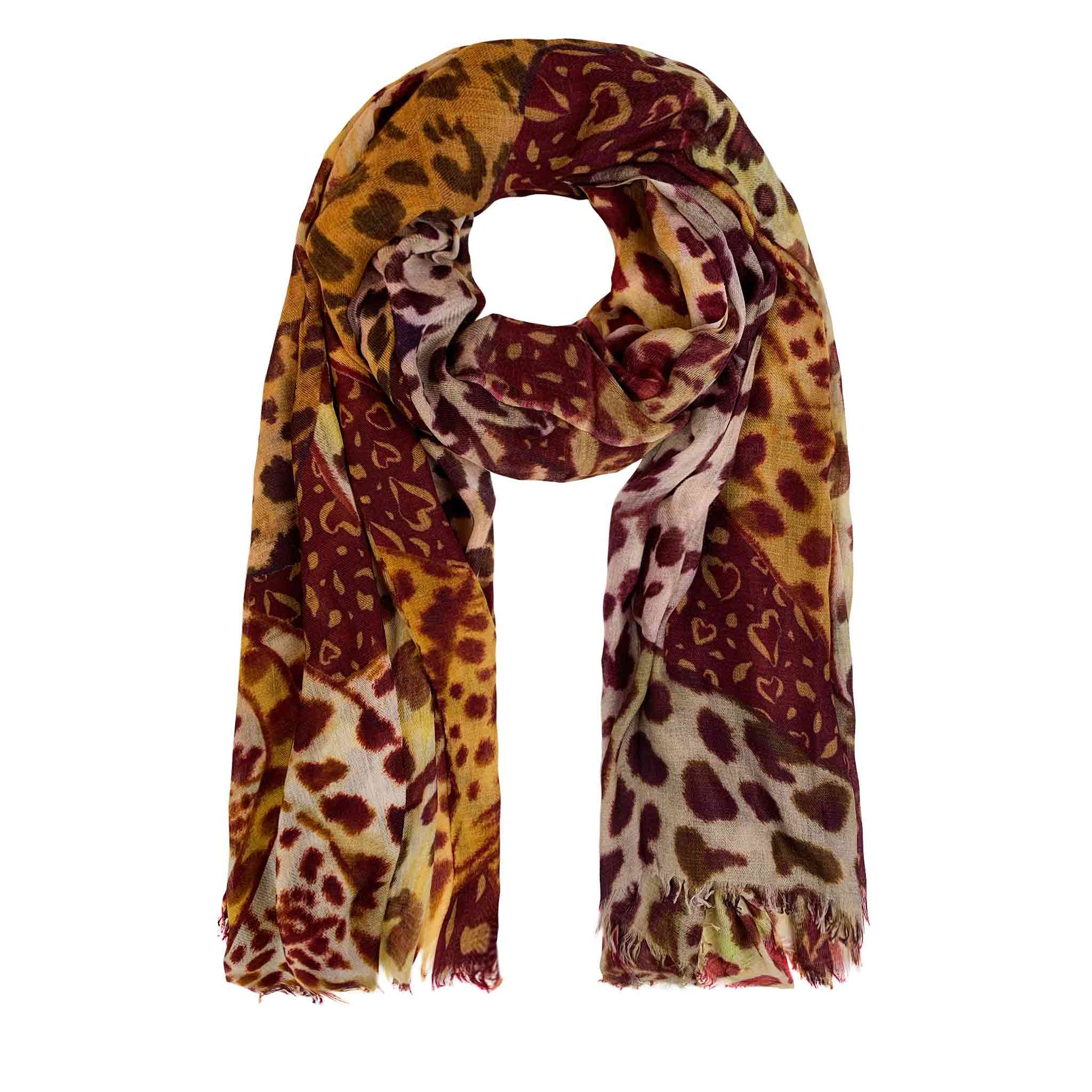 LEO JUNGLE CASHMERE SCARF