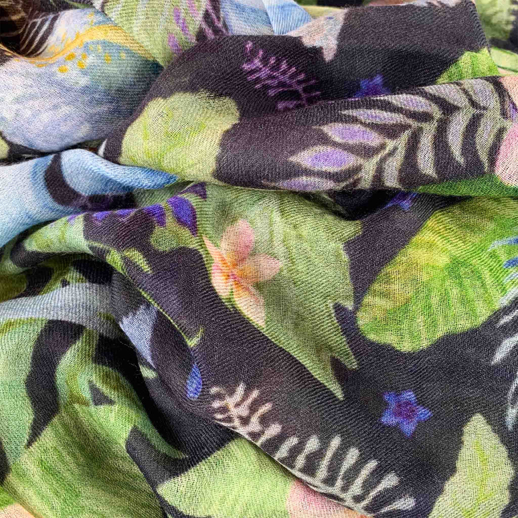 PARROT CASHMERE SCARF