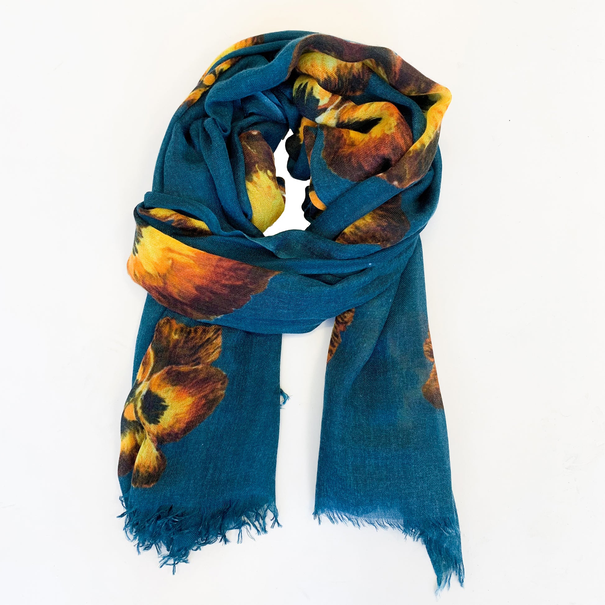 PANSY CASHMERE SCARF
