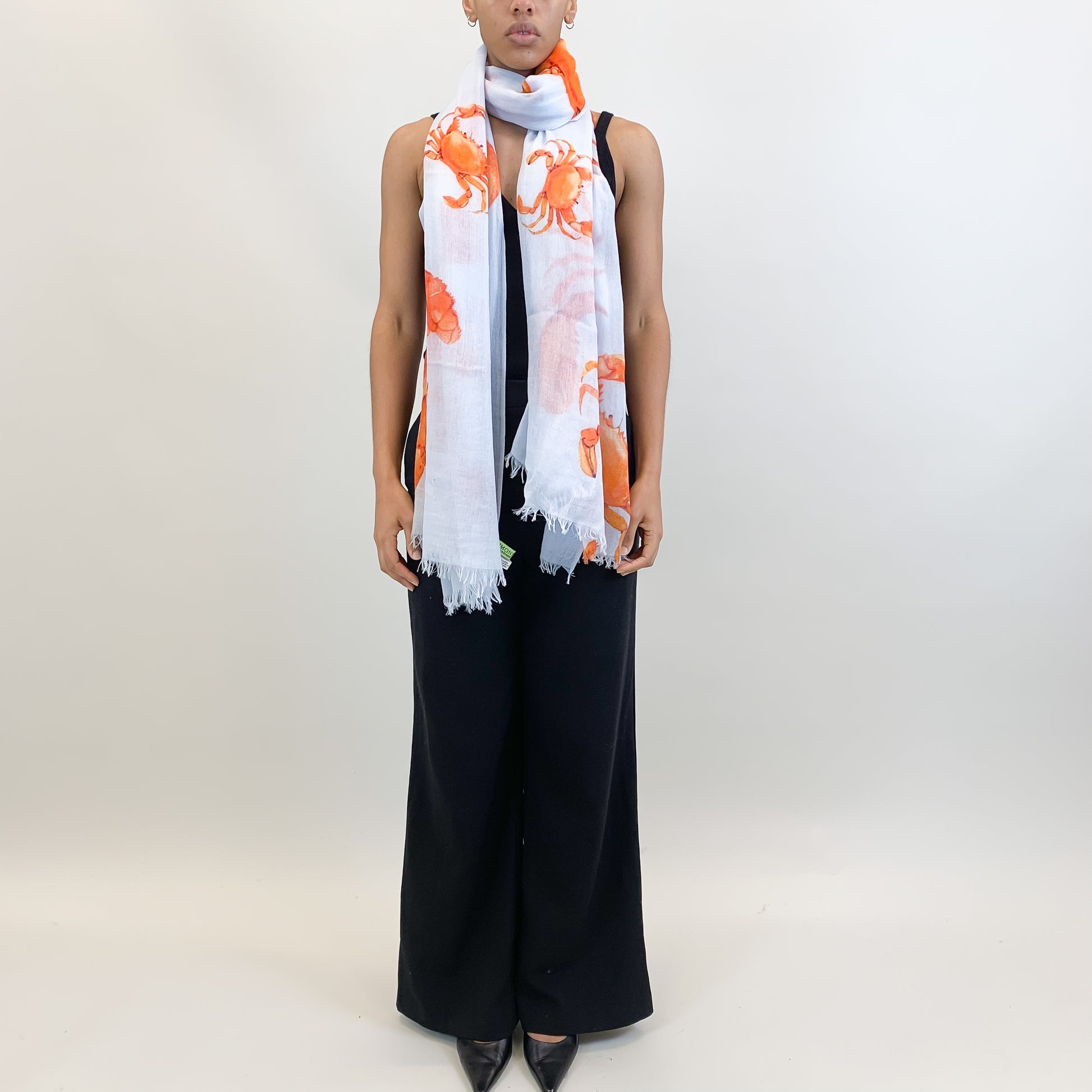 CRAB & LOBSTER CASHMERE SCARF