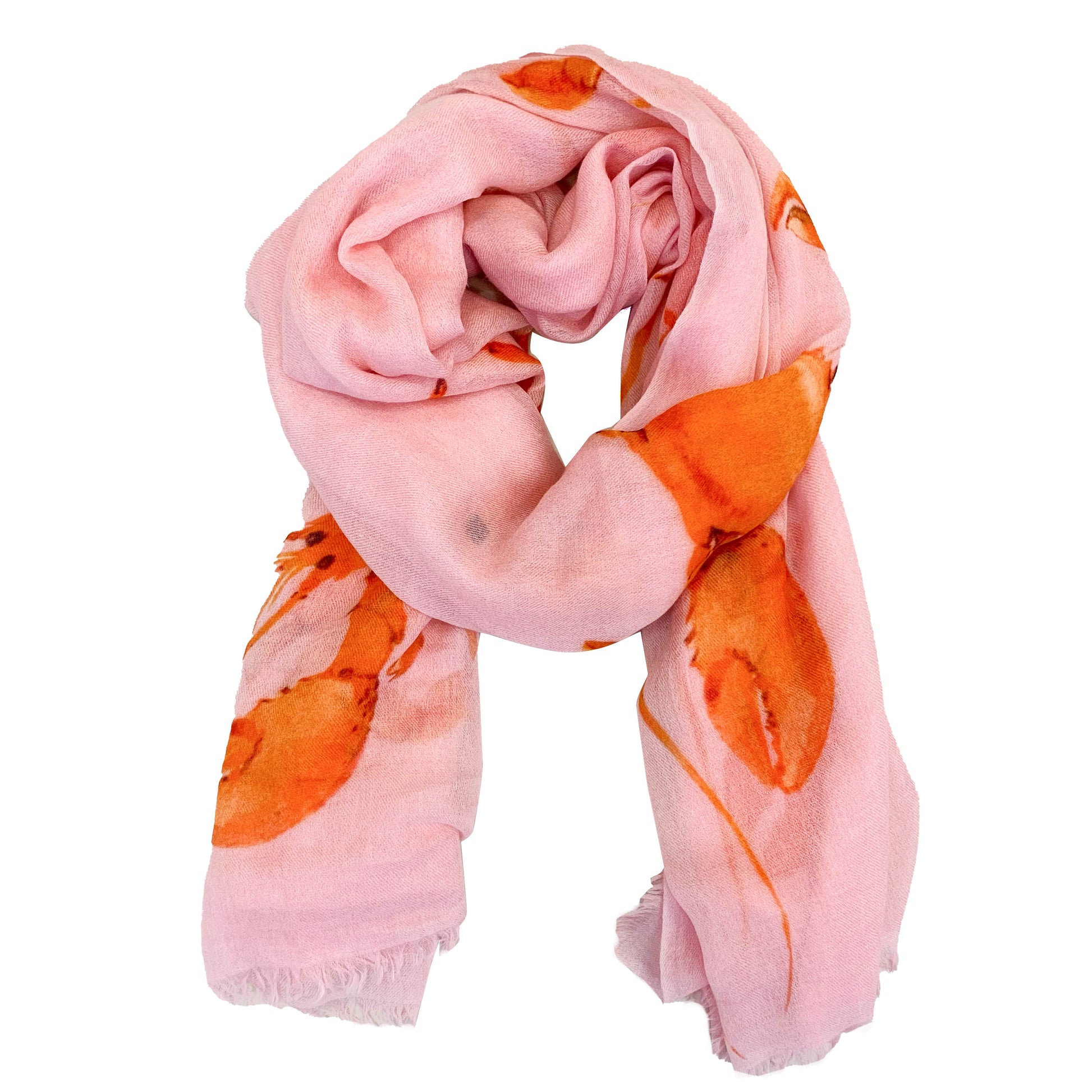 CRAB & LOBSTER CASHMERE SCARF