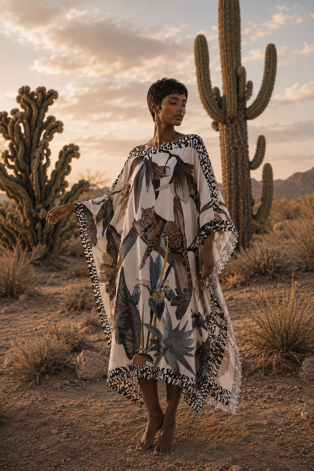 INSTINCT SILK TUNIC - OFF WHITE