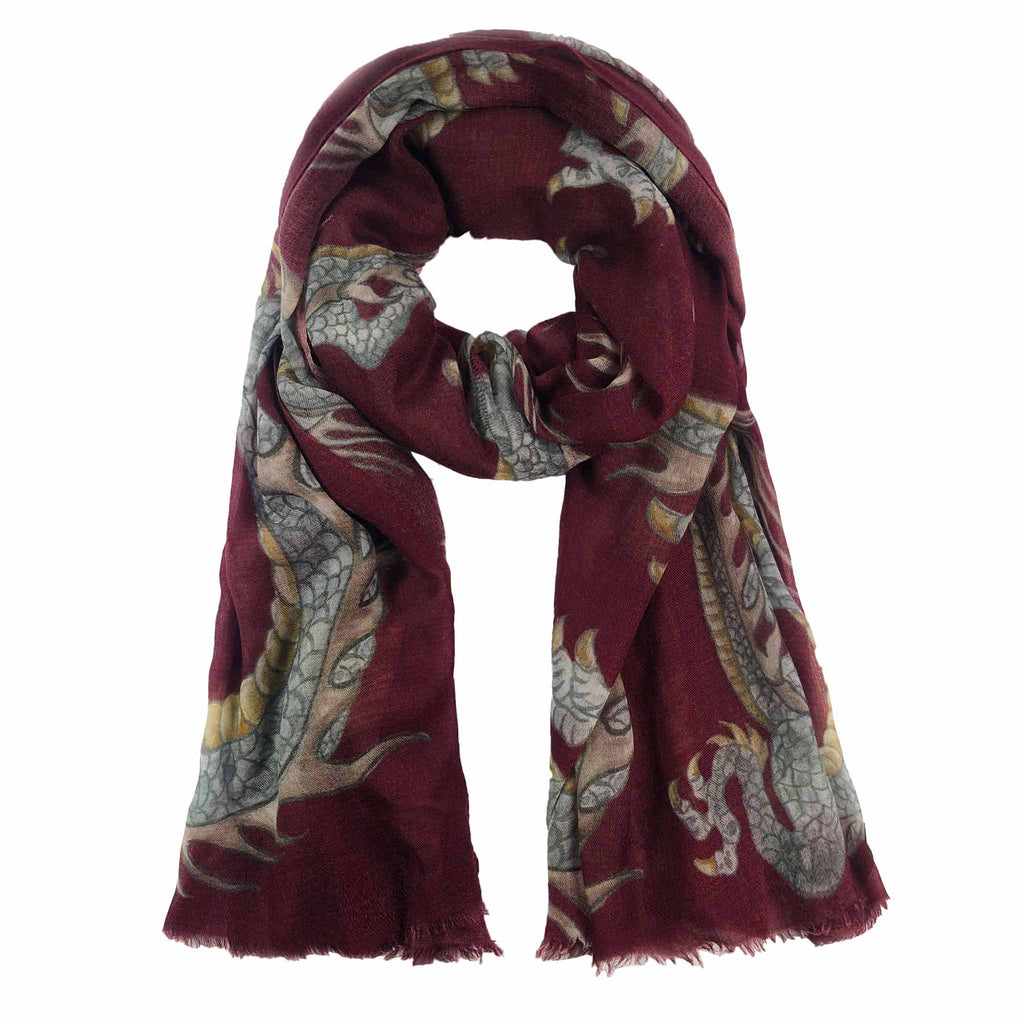 DRAGON CASHMERE SCARF